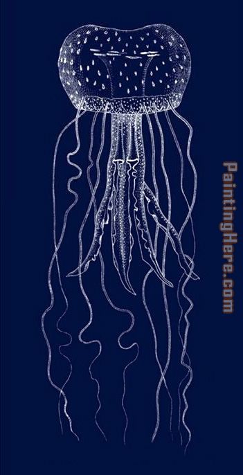Jellyfish painting - Sea life Jellyfish art painting